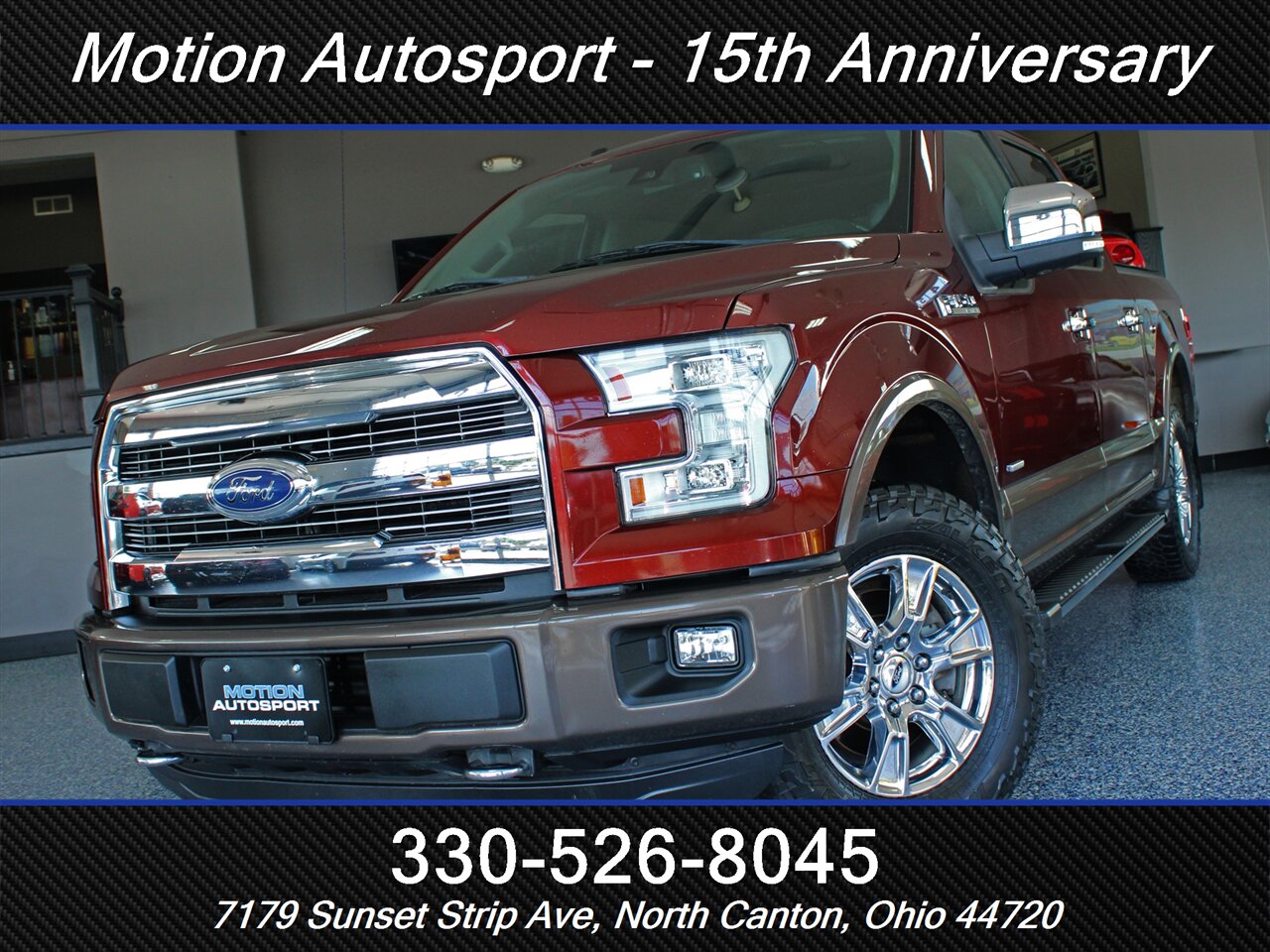 2016 Ford F-150 Lariat  Panoramic Roof 4X4 - Photo 42 - North Canton, OH 44720