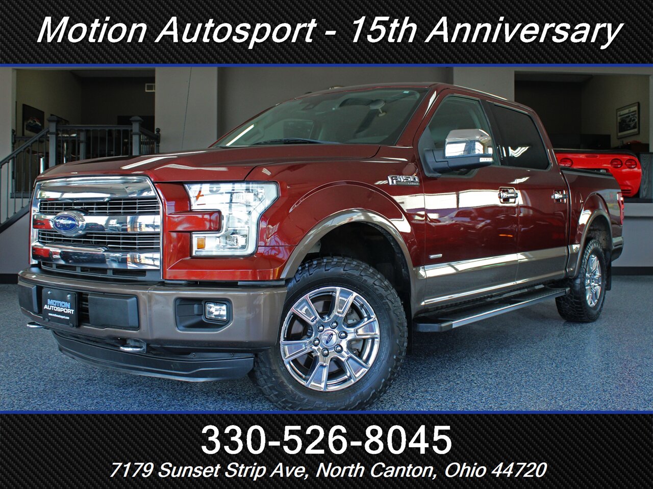 2016 Ford F-150 Lariat  Panoramic Roof 4X4 - Photo 1 - North Canton, OH 44720