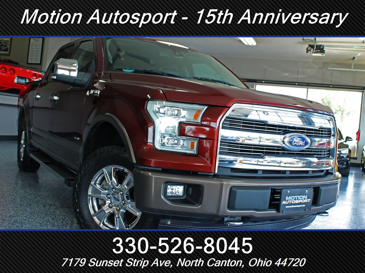 2016 Ford F-150 Lariat  Panoramic Roof 4X4 - Photo 43 - North Canton, OH 44720