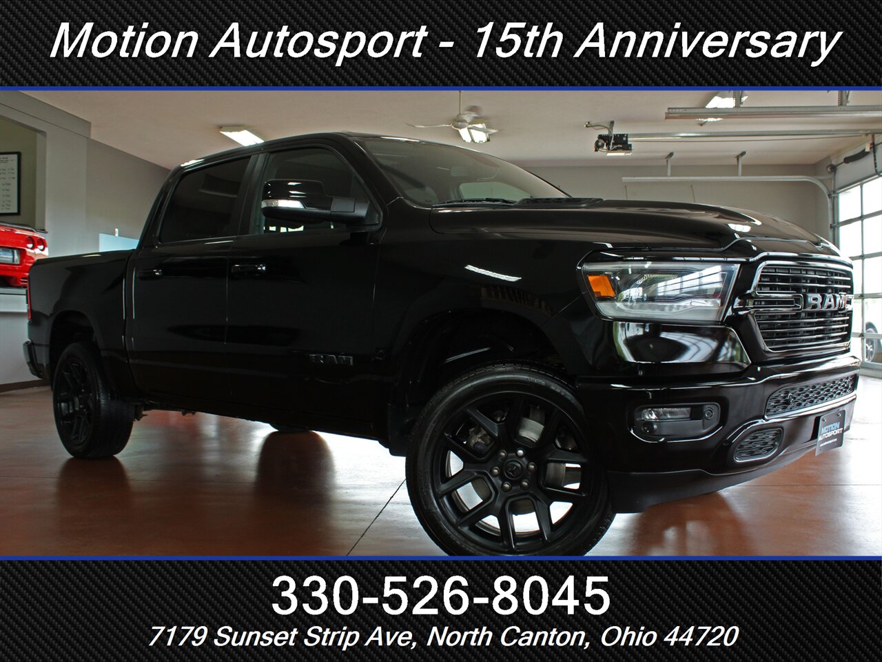 2019 RAM 1500 Sport  Panoramic Moon Roof Black Top Edition 4X4 - Photo 2 - North Canton, OH 44720