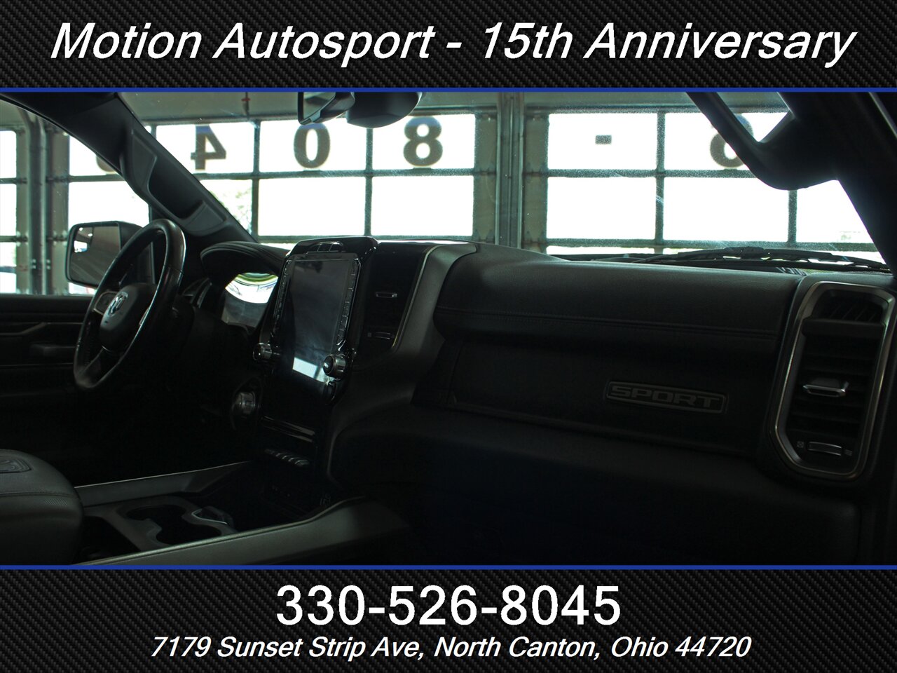 2019 RAM 1500 Sport  Panoramic Moon Roof Black Top Edition 4X4 - Photo 36 - North Canton, OH 44720