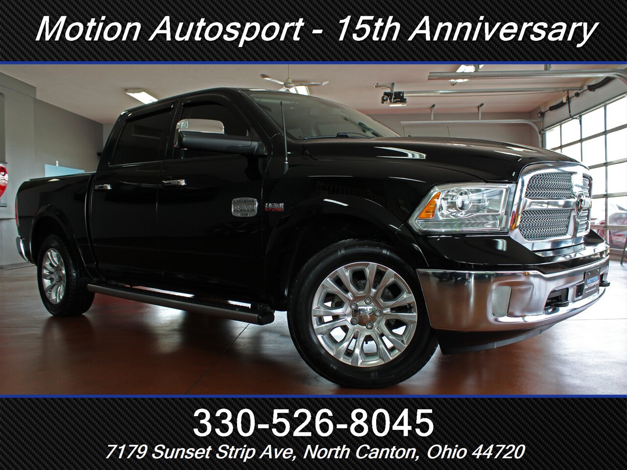 2013 RAM 1500 Laramie Longhorn Moon Roof Navigation 4X4 - Photo 2 - North Canton, OH 44720
