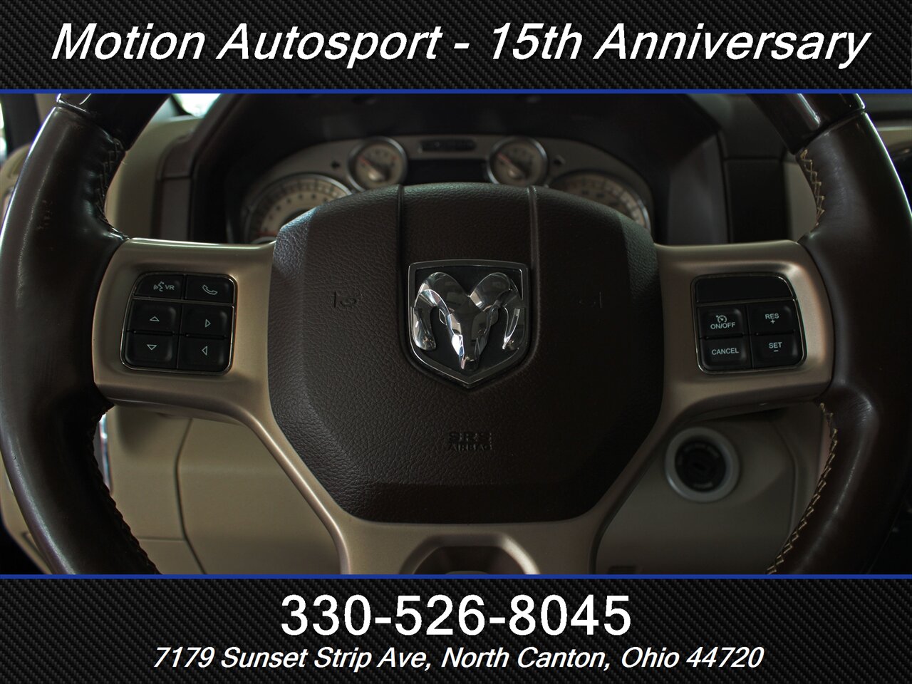 2013 RAM 1500 Laramie Longhorn Moon Roof Navigation 4X4 - Photo 17 - North Canton, OH 44720
