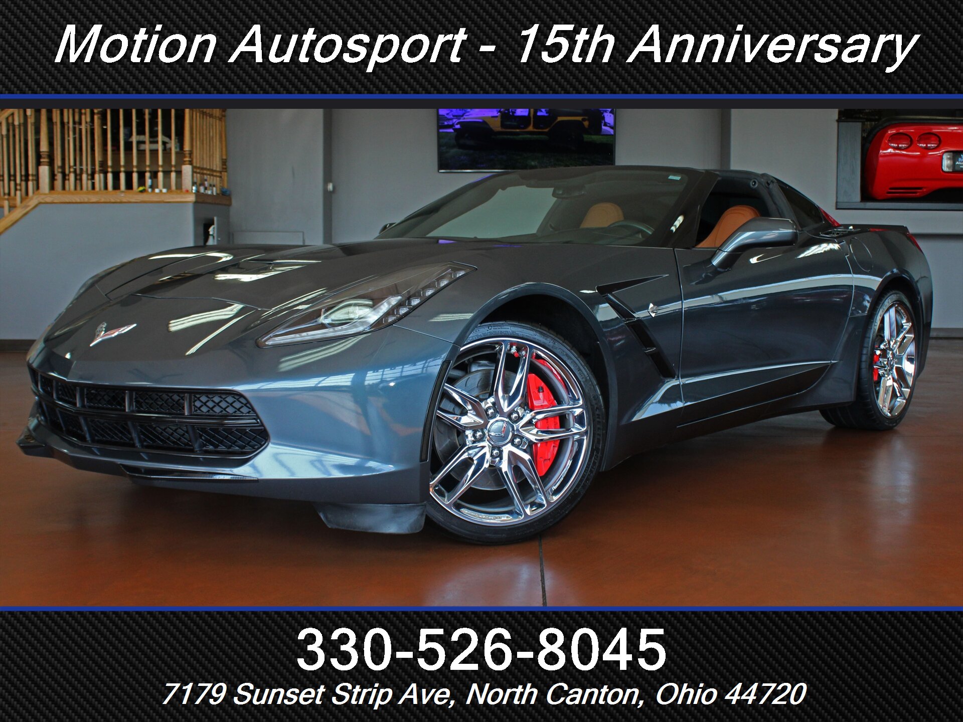 2014 Chevrolet Corvette Stingray Z51 for sale in CANTON, OH 2LT