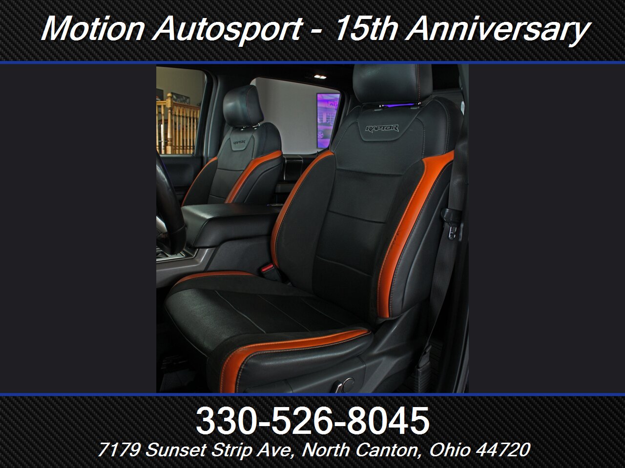 2017 Ford F-150 Raptor Moon Roof Navigation 4X4 - Photo 34 - North Canton, OH 44720