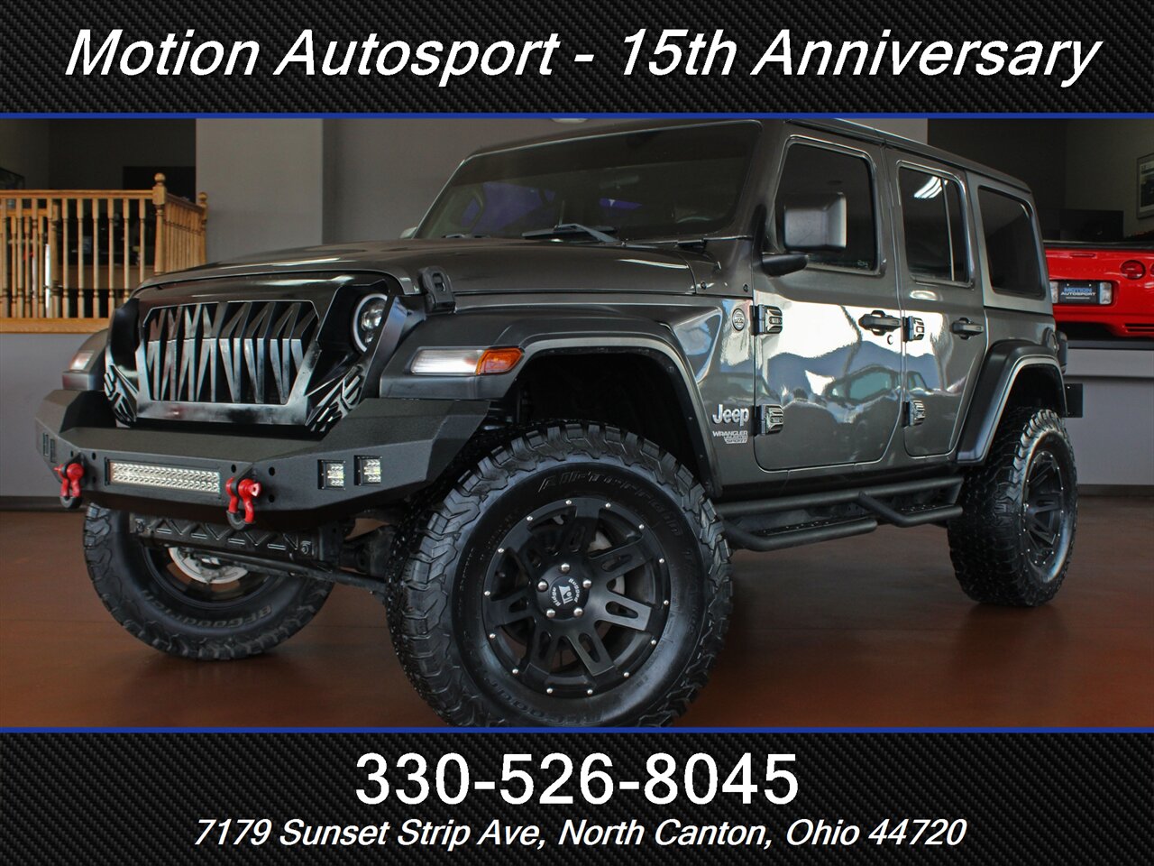 2018 Jeep Wrangler Unlimited Sport S  Hard Top Custom Lift 4X4 - Photo 1 - North Canton, OH 44720