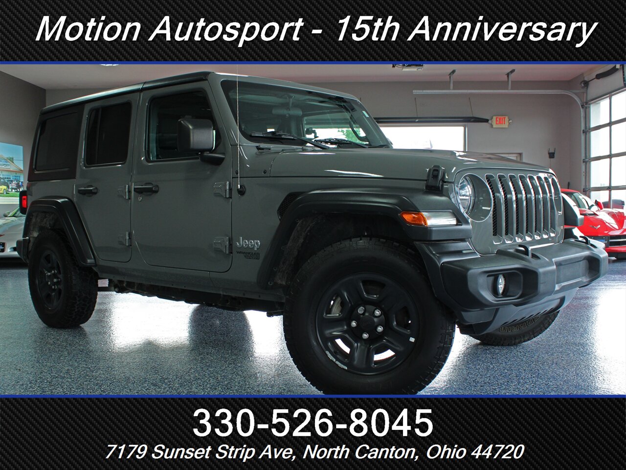 2018 Jeep Wrangler Unlimited Sport Hard Top 4X4 - Photo 2 - North Canton, OH 44720
