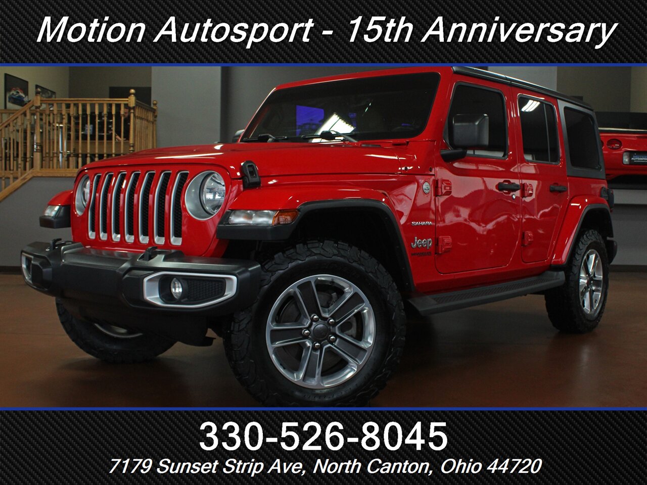 2018 Jeep Wrangler Unlimited Sahara  Hard Top 4X4 - Photo 1 - North Canton, OH 44720