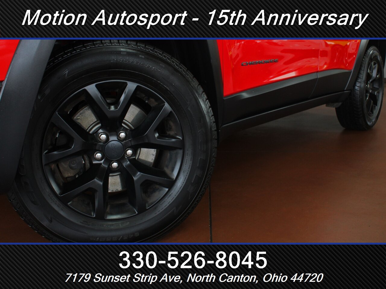 2017 Jeep Cherokee Trailhawk Moon Roof Navigation 4X4 - Photo 44 - North Canton, OH 44720