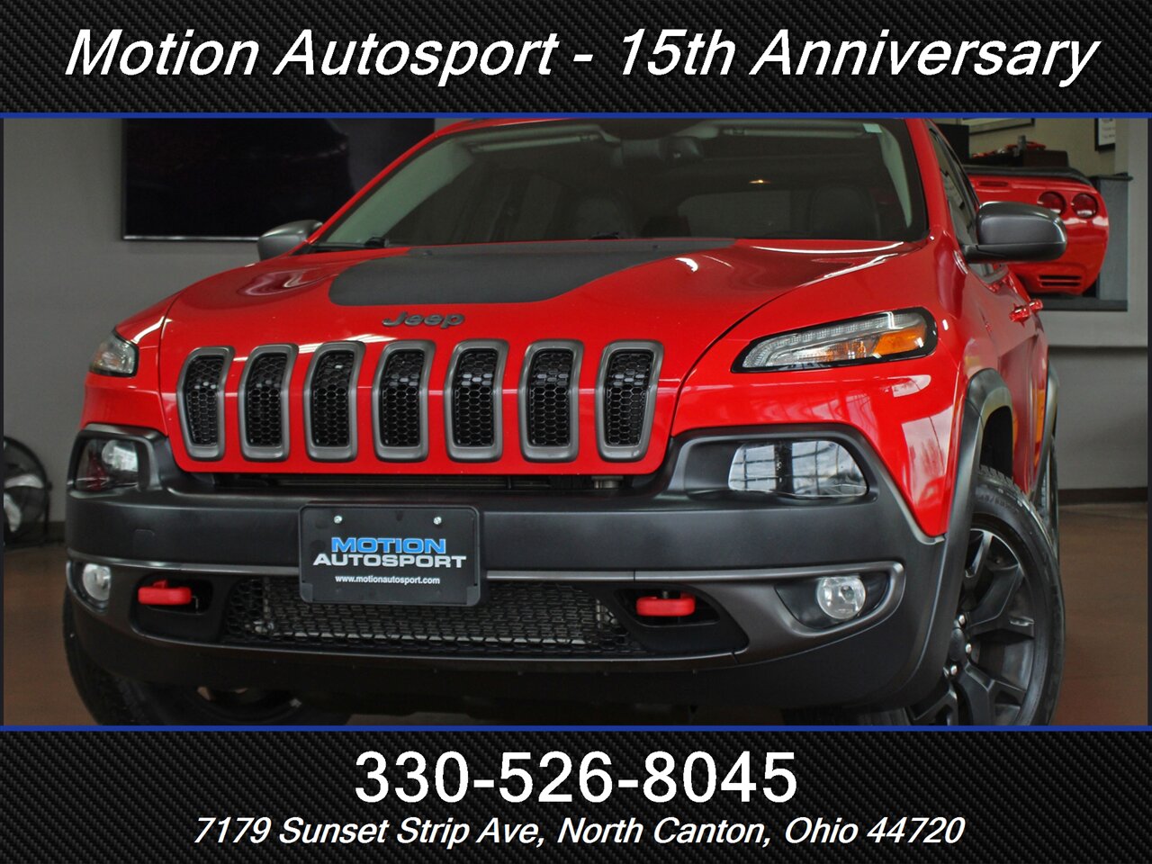 2017 Jeep Cherokee Trailhawk Moon Roof Navigation 4X4 - Photo 57 - North Canton, OH 44720