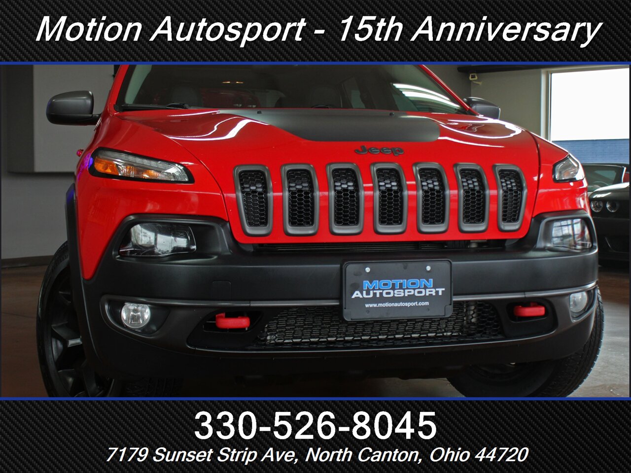 2017 Jeep Cherokee Trailhawk Moon Roof Navigation 4X4 - Photo 56 - North Canton, OH 44720