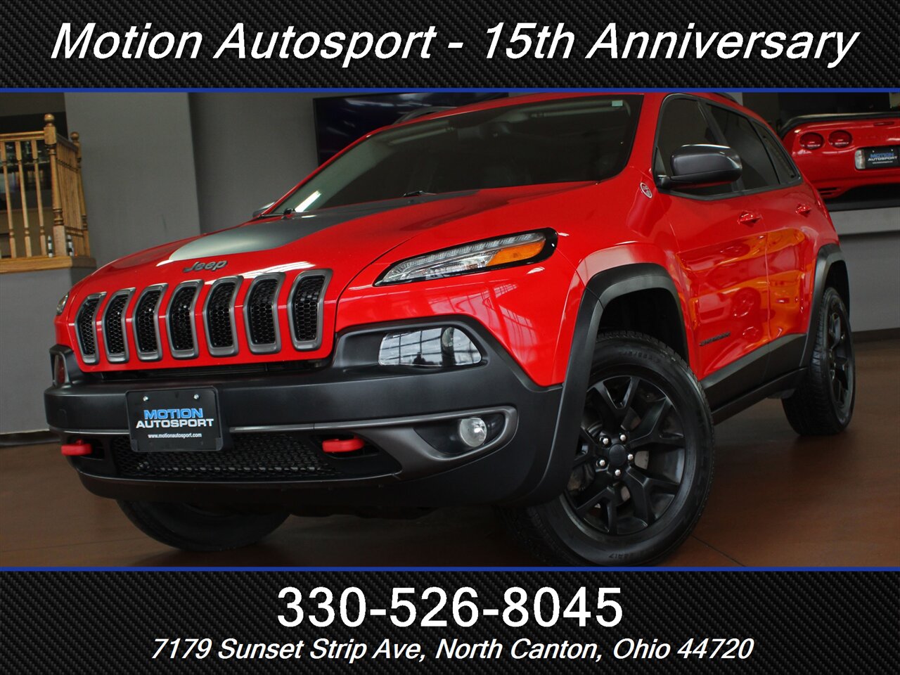 2017 Jeep Cherokee Trailhawk Moon Roof Navigation 4X4 - Photo 54 - North Canton, OH 44720
