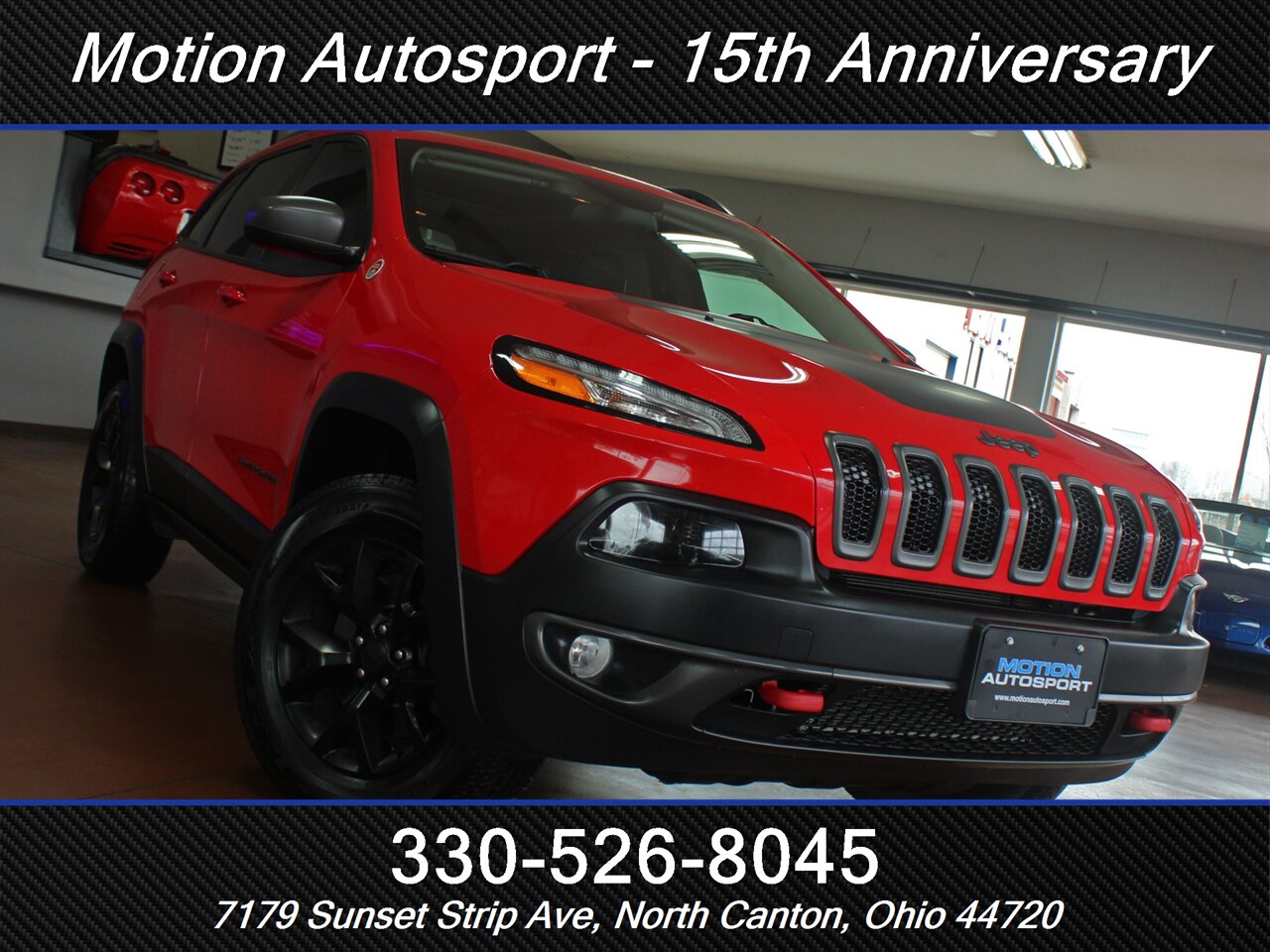 2017 Jeep Cherokee Trailhawk Moon Roof Navigation 4X4 - Photo 55 - North Canton, OH 44720