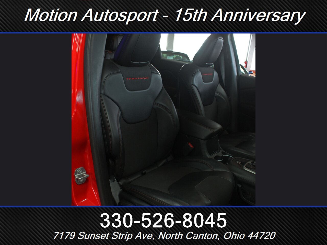 2017 Jeep Cherokee Trailhawk Moon Roof Navigation 4X4 - Photo 35 - North Canton, OH 44720