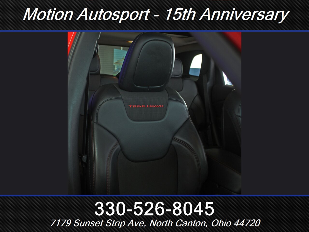 2017 Jeep Cherokee Trailhawk Moon Roof Navigation 4X4 - Photo 36 - North Canton, OH 44720