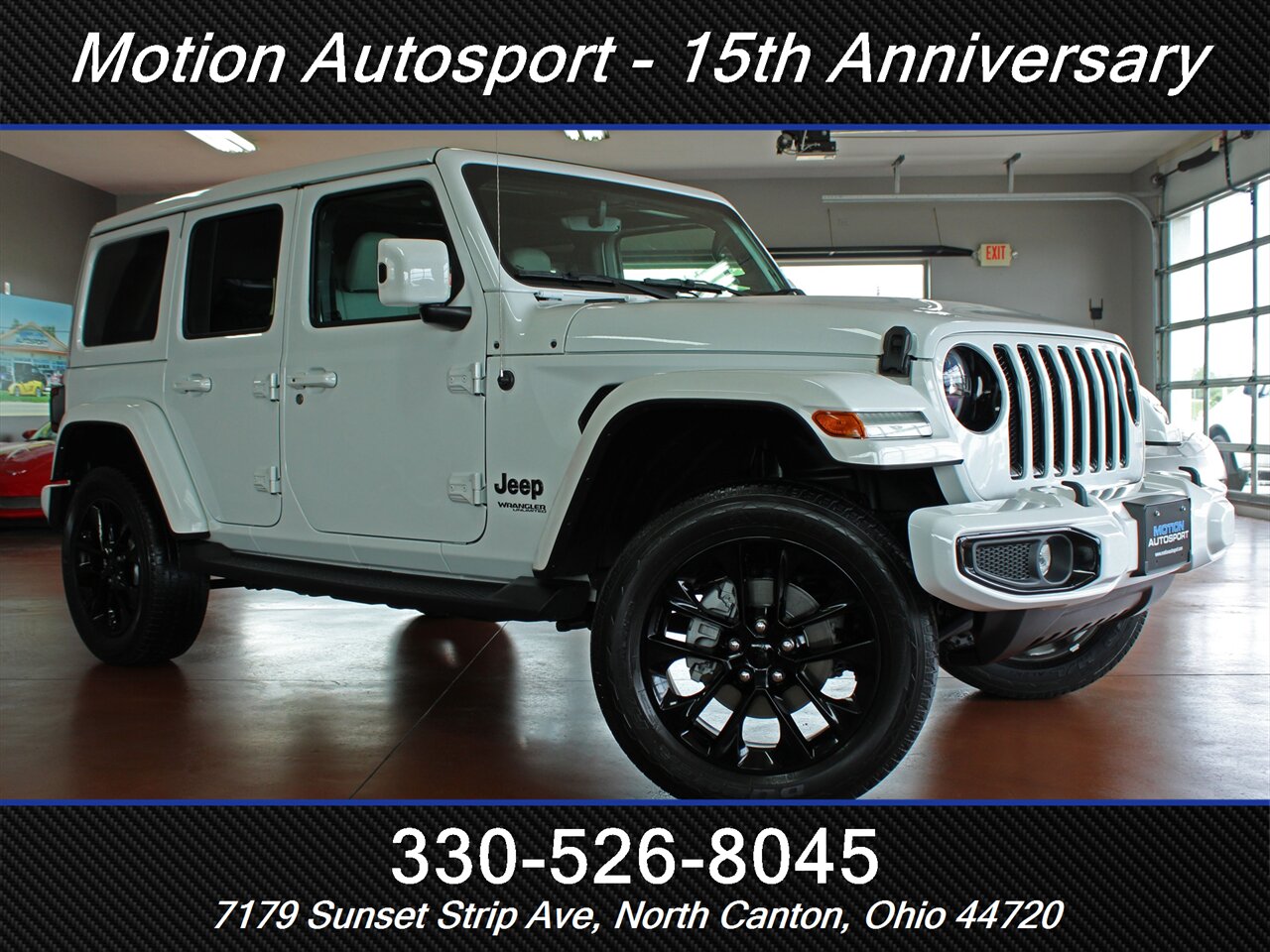 2021 Jeep Wrangler Unlimited High Altitude Sky Touch Roof 4X4 - Photo 2 - North Canton, OH 44720