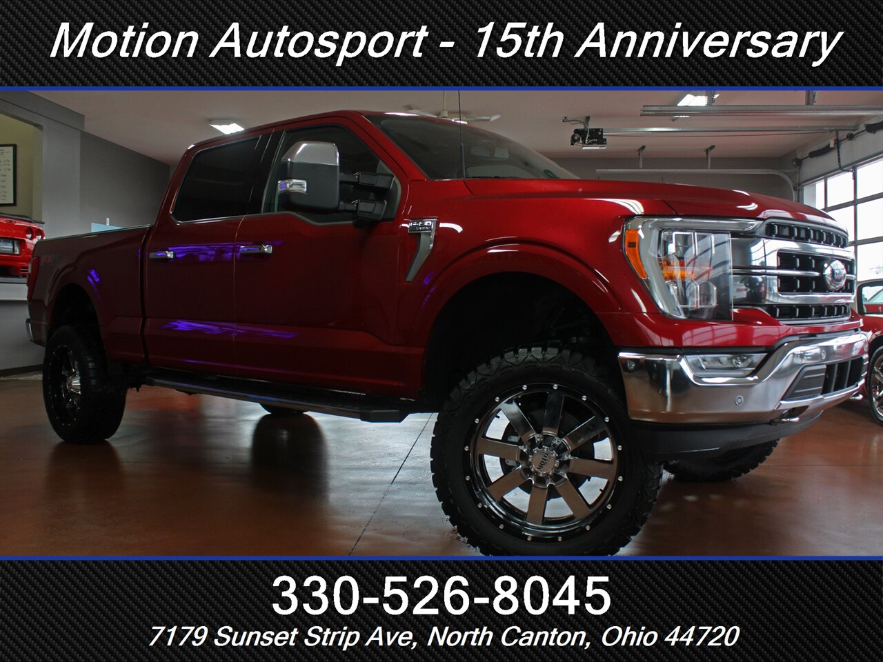 2021 Ford F-150 Lariat Custom Lift 4X4 - Photo 2 - North Canton, OH 44720
