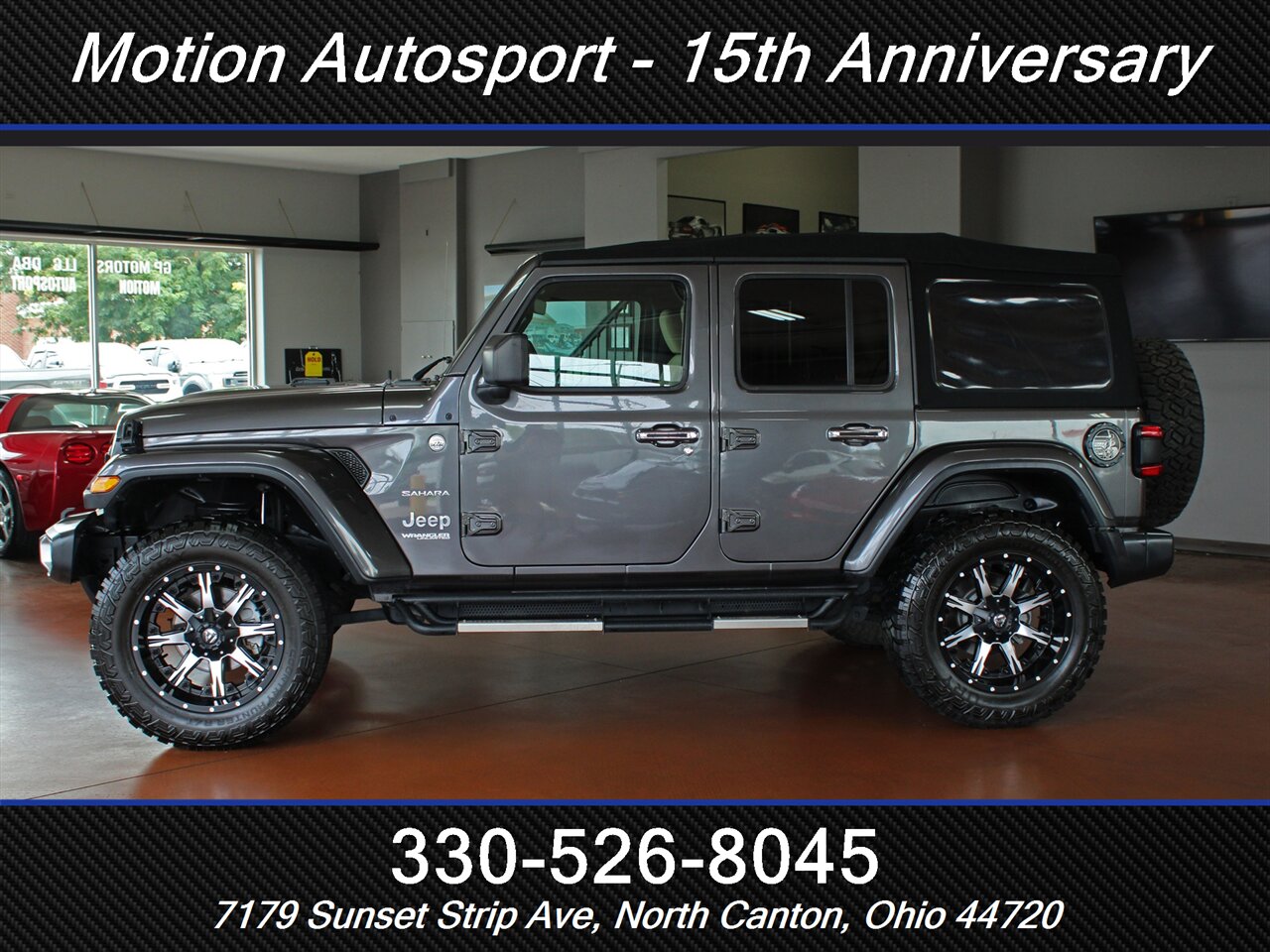 2018 Jeep Wrangler Unlimited Sahara Custom Lift 4X4 - Photo 5 - North Canton, OH 44720