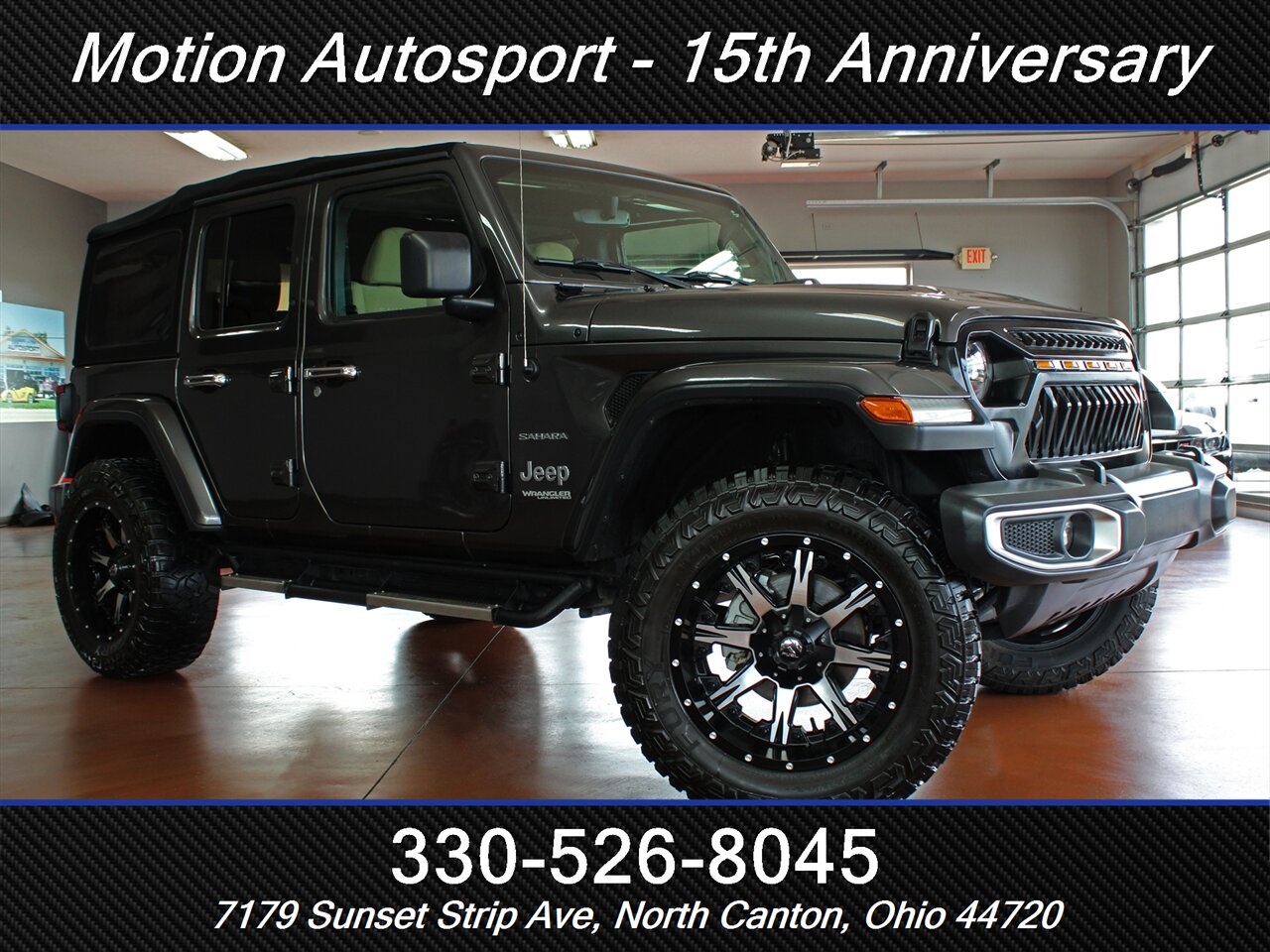 2018 Jeep Wrangler Unlimited Sahara Custom Lift 4X4 - Photo 2 - North Canton, OH 44720