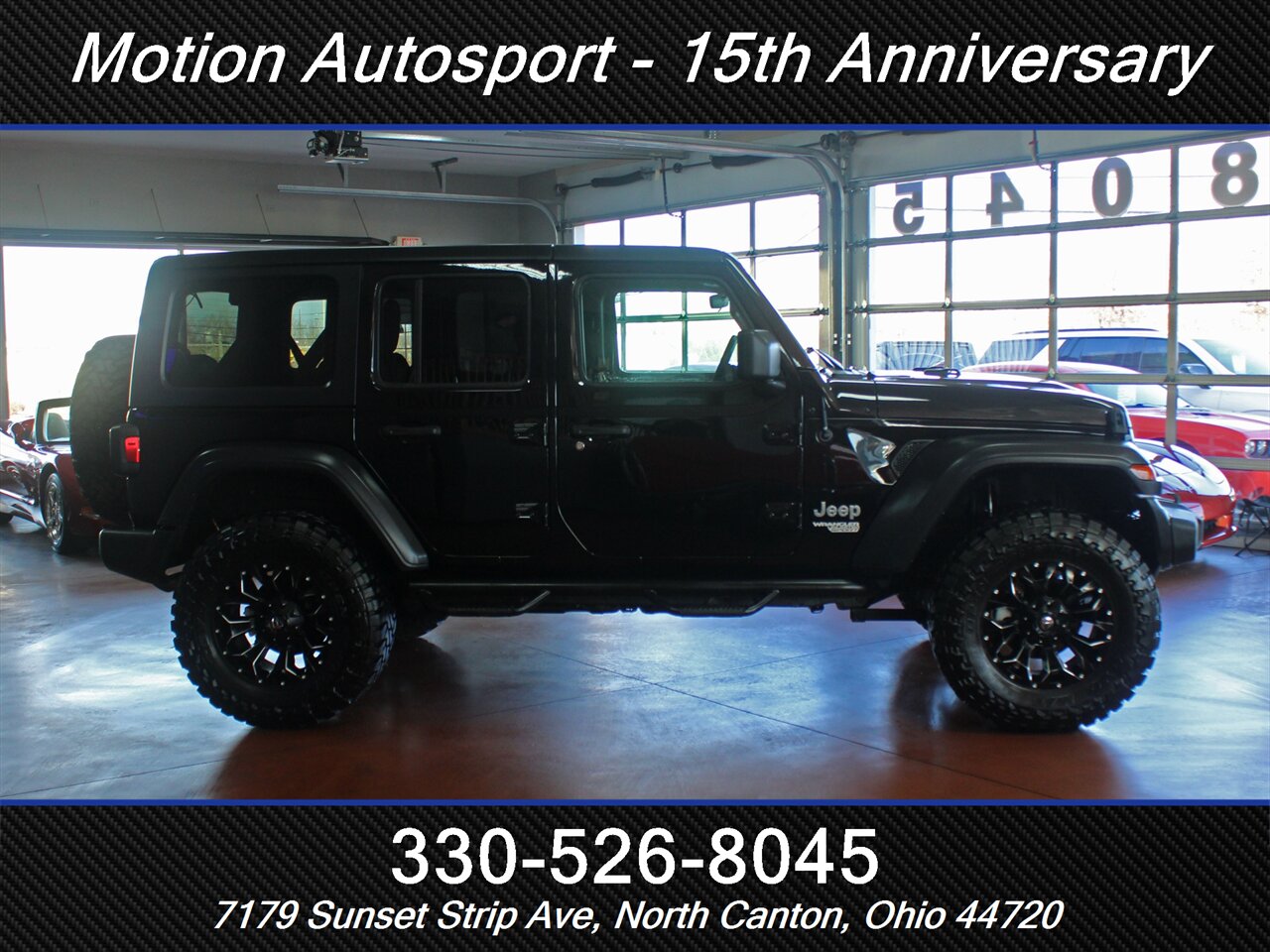 2018 Jeep Wrangler Unlimited Sport S Custom Lift 4X4 - Photo 14 - North Canton, OH 44720