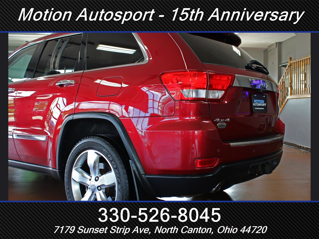 2012 Jeep Grand Cherokee Overland Moon Roof Navigation 4X4 - Photo 8 - North Canton, OH 44720