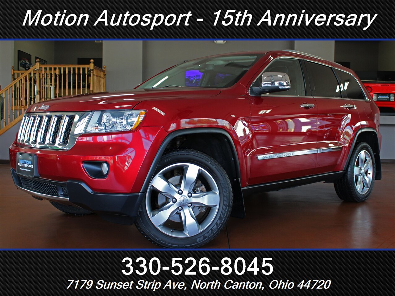 2012 Jeep Grand Cherokee Overland  Moon Roof Navigation 4X4 - Photo 1 - North Canton, OH 44720