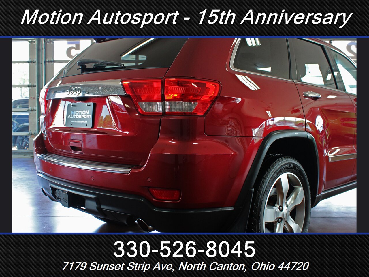 2012 Jeep Grand Cherokee Overland Moon Roof Navigation 4X4 - Photo 10 - North Canton, OH 44720