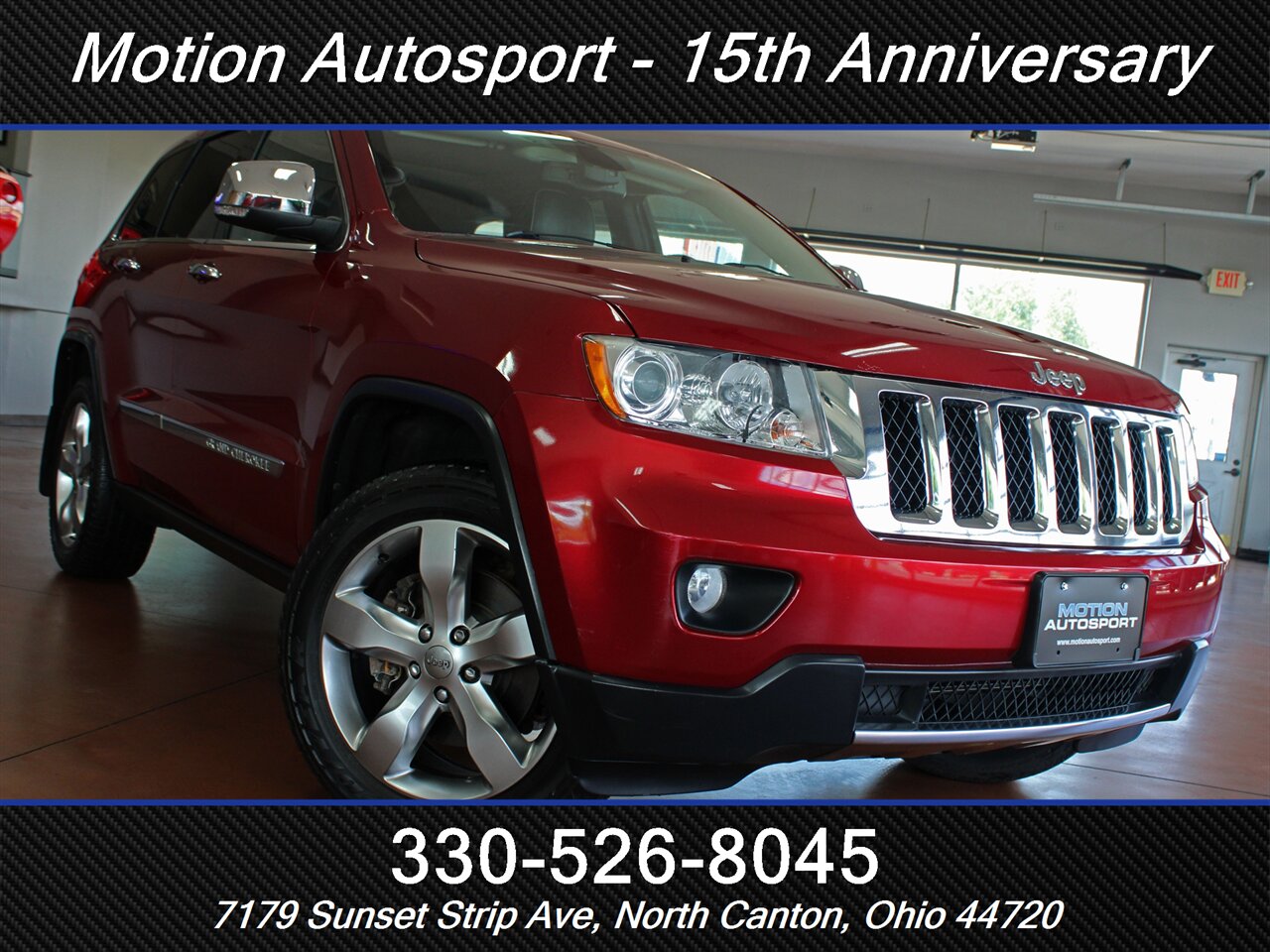 2012 Jeep Grand Cherokee Overland Moon Roof Navigation 4X4 - Photo 52 - North Canton, OH 44720