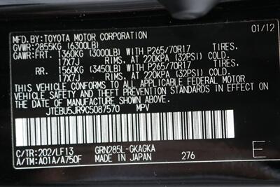 2012 Toyota 4Runner SR5  100% RUST FREE* FULL NEW OVERLAND BUILD* NEW BILSTEIN TOYTEC 2 "LEVEL KIT* NEW 33 " FALKEN A/T4s* NEW 17 "TRD PROs* 3RD ROW SEAT* FULL BLACK OUT PKG* FRESH SERVICE* ALL SERVICE RECORDS SINCE NEW - Photo 88 - Portland, OR 97230