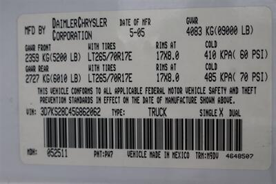 2005 Dodge Ram 2500 SLT  5.9L HO W/ 6-SPEED MANUAL* NEW 3 " LEVEL KIT W/ BILSTEIN 5100 SHOCKS* NEW BLUE TOP STEERING BOX W/ BALL JOINTS* NEW BFG KO3 10-PLYS* SPRAY IN BED LINER* NEVER HAS 5TH WHEEL OR GOOSENECK - Photo 94 - Portland, OR 97230