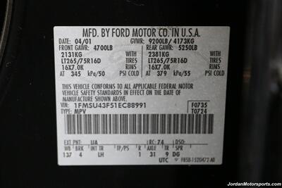 2001 Ford Excursion Limited SAME OWNER SINCE 2003* 100% RUST & CORROSION FREE* 100% LIKE NEW CONDITION* NEW BRAKES-ROTORS-BRAKE FLUID FLUSH-AC RECHARGE-COOLANT FLUSH-DOOR LOCK ACTUATORS* 8-PASSENGER SEATING* 4X4* 2-KEYS - Photo 93 - Portland, OR 97230