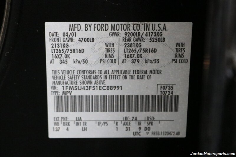 2001 Ford Excursion Limited SAME OWNER SINCE 2003* 100% RUST & CORROSION FREE* 100% LIKE NEW CONDITION* NEW BRAKES-ROTORS-BRAKE FLUID FLUSH-AC RECHARGE-COOLANT FLUSH-DOOR LOCK ACTUATORS* 8-PASSENGER SEATING* 4X4* 2-KEYS - Photo 93 - Portland, OR 97230