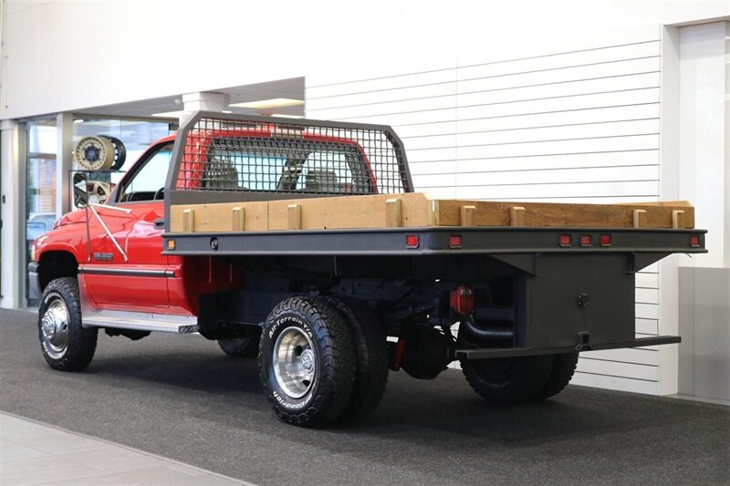 1995 Dodge Ram 3500  1-OWNER* 12-VALVE 5.9L* 5 SPD MANUAL* FLAT BED W/ NEW WOOD* NEW BFG KO3 10-PLYS* NEW CLUTCH* KILLER DOWEL PIN REPLACED* ALL NEW FLUIDS-REAR BRAKES-AC SERVICE* 100% RUST FREE* NEW CLUTCH-REAR MAIN SEAL - Photo 6 - Portland, OR 97230