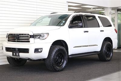 2021 Toyota Sequoia Nightshade 100% RUST FREE* NIGHTSHADE* CONVENIENCE PKG* JBL AUDIO* NAV* 2 "BILSTEIN LEVEL KIT* 33 " NITTOs W/ 18 "KMCs* ALL BOOKS- 2 KEYS- WINDOW STICKER* FRESH SERVICE - Photo 3 - Portland, OR 97230
