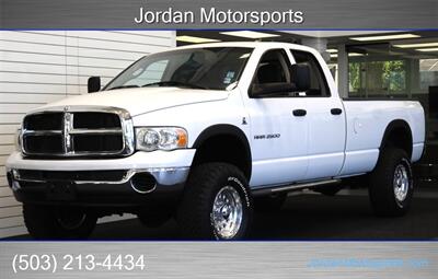 2003 Dodge Ram 2500 SLT 4dr Quad Cab SLT  HIGH OUTPUT 5.9L CUMMINS DIESEL W/6 SPEED MANUAL ONLY 135K ACTUAL MILES 2 OWNER CLEAN HISTORY PAC BRAKE AIRBAGS ONBOARD COMPRESSOR NEW 10 PLY BFG KO3s & 5100 BILSTEIN SHOCKS NEW ALUMINUM WHEELS - Photo 1 - Portland, OR 97230