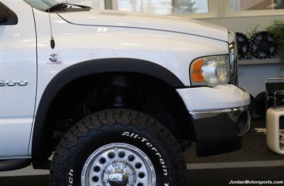 2003 Dodge Ram 2500 SLT 4dr Quad Cab SLT  HIGH OUTPUT 5.9L CUMMINS DIESEL W/6 SPEED MANUAL ONLY 135K ACTUAL MILES 2 OWNER CLEAN HISTORY PAC BRAKE AIRBAGS ONBOARD COMPRESSOR NEW 10 PLY BFG KO3s & 5100 BILSTEIN SHOCKS NEW ALUMINUM WHEELS - Photo 36 - Portland, OR 97230
