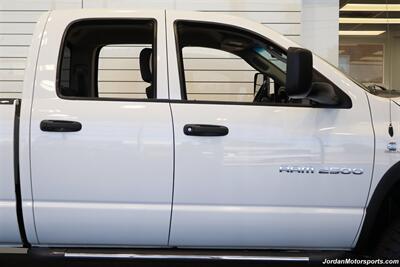 2003 Dodge Ram 2500 SLT 4dr Quad Cab SLT  HIGH OUTPUT 5.9L CUMMINS DIESEL W/6 SPEED MANUAL ONLY 135K ACTUAL MILES 2 OWNER CLEAN HISTORY PAC BRAKE AIRBAGS ONBOARD COMPRESSOR NEW 10 PLY BFG KO3s & 5100 BILSTEIN SHOCKS NEW ALUMINUM WHEELS - Photo 38 - Portland, OR 97230