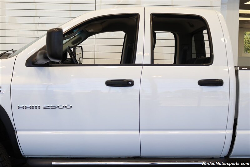 2003 Dodge Ram 2500 SLT 4dr Quad Cab SLT  HIGH OUTPUT 5.9L CUMMINS DIESEL W/6 SPEED MANUAL ONLY 135K ACTUAL MILES 2 OWNER CLEAN HISTORY PAC BRAKE AIRBAGS ONBOARD COMPRESSOR NEW 10 PLY BFG KO3s & 5100 BILSTEIN SHOCKS NEW ALUMINUM WHEELS - Photo 37 - Portland, OR 97230