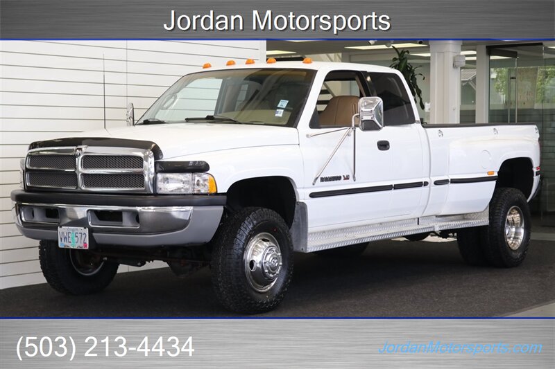 1998 Dodge Ram 3500 Laramie SLT  1-OWNER* V-10* 5-SPEED MANUAL* 29K ACTUAL MILES* 6 NEW FALKEN AT4 10-PLY TIRES* NEW BRAKES* NEW BATTERIES* NEW AC CHARGE* 100% RUST & CORROSION FREE* ALL BOOKS & KEYS