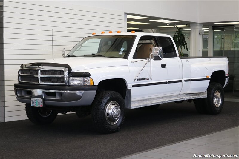 1998 Dodge Ram 3500 Laramie SLT  1-OWNER* V-10* 5-SPEED MANUAL* 29K ACTUAL MILES* 6 NEW FALKEN AT4 10-PLY TIRES* NEW BRAKES* NEW BATTERIES* NEW AC CHARGE* 100% RUST & CORROSION FREE* ALL BOOKS & KEYS - Photo 3 - Portland, OR 97230