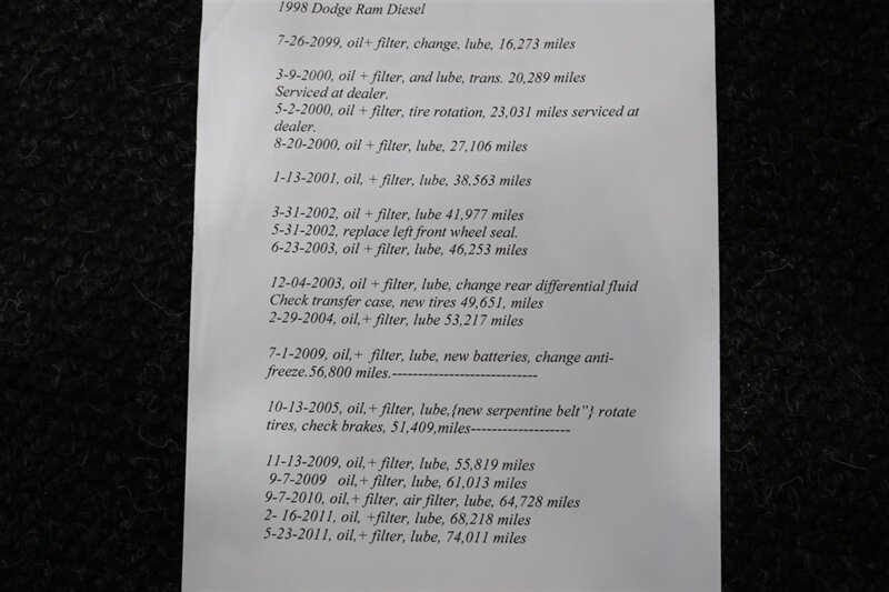 1998 Dodge Ram 2500 Laramie SLT 1-OWNER* SHORT BED* ALL SERVICE RECORDS SINCE NEW W/ ORIGINAL WINDOW STICKER* NEW 33 " BFG KO3 10-PLYS* NEVER HAD 5TH WHEEL OR GOOSE NECK* COOLANT & AC SERVICE* NEW STEERING BOX - Photo 86 - Portland, OR 97230