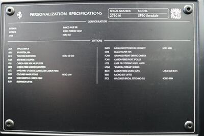 2022 Ferrari SF90 Stradale Stradale  1-OWNER* FULL NOVITEC UPGRADES INSTALLED BY DEALER-EXHAUST - DOWN PIPES - LOWERING SPRINGS - MODULE* FULL SATIN XPEL PPF* ALL BOOKS-KEYS-CHARGER-STICKER* VELOS 3-PIECE WHEELS - Photo 43 - Portland, OR 97230