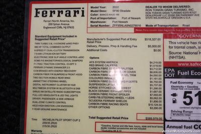 2022 Ferrari SF90 Stradale Stradale  1-OWNER* FULL NOVITEC UPGRADES INSTALLED BY DEALER-EXHAUST - DOWN PIPES - LOWERING SPRINGS - MODULE* FULL SATIN XPEL PPF* ALL BOOKS-KEYS-CHARGER-STICKER* VELOS 3-PIECE WHEELS - Photo 23 - Portland, OR 97230