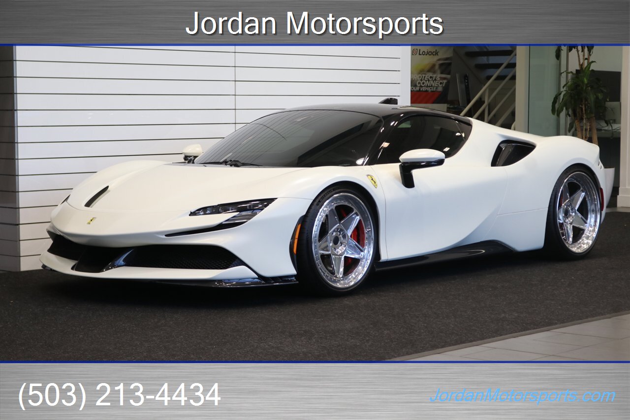 2022 Ferrari SF90 Stradale Stradale 1-OWNER* FULL NOVITEC UPGRADES INSTALLED BY DEALER-EXHAUST - DOWN PIPES - LOWERING SPRINGS - MODULE* FULL SATIN XPEL PPF* ALL BOOKS-KEYS-CHARGER-STICKER* VELOS 3-PIECE WHEELS - Photo 1 - Portland, OR 97230