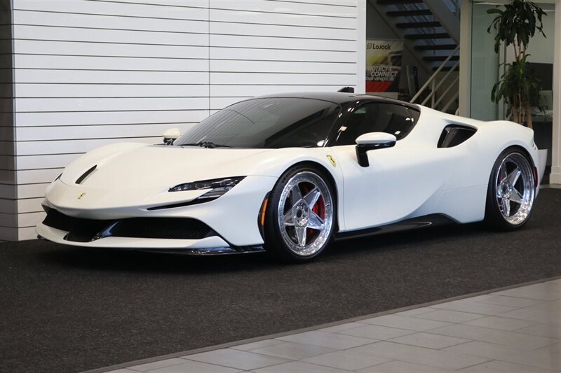 2022 Ferrari SF90 Stradale Stradale  1-OWNER* FULL NOVITEC UPGRADES INSTALLED BY DEALER-EXHAUST - DOWN PIPES - LOWERING SPRINGS - MODULE* FULL SATIN XPEL PPF* ALL BOOKS-KEYS-CHARGER-STICKER* VELOS 3-PIECE WHEELS