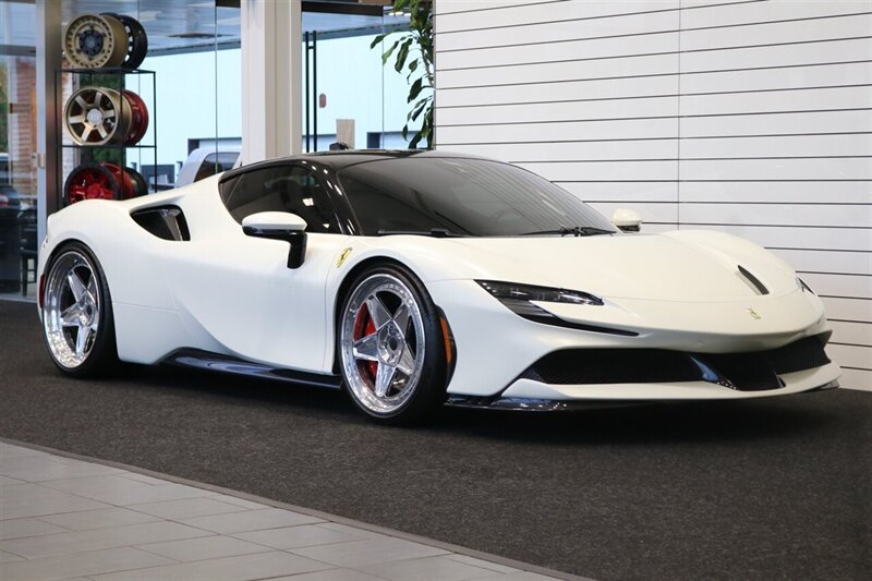 2022 Ferrari SF90 Stradale Stradale  1-OWNER* FULL NOVITEC UPGRADES INSTALLED BY DEALER-EXHAUST - DOWN PIPES - LOWERING SPRINGS - MODULE* FULL SATIN XPEL PPF* ALL BOOKS-KEYS-CHARGER-STICKER* VELOS 3-PIECE WHEELS