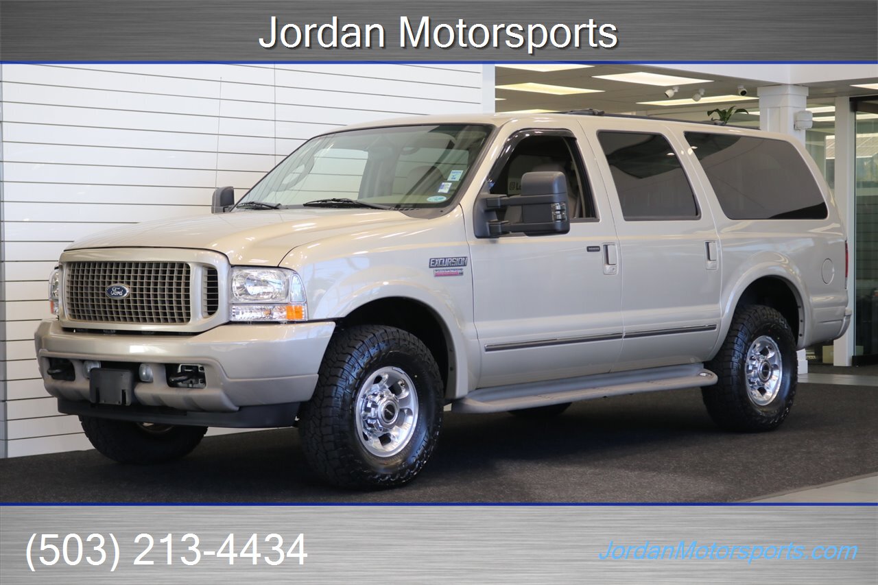 2004 Ford Excursion Limited 74K MILES* 0-RUST* JUST HAD 10K FULL ENGINE BULLETPROOFING WITH ARP HEAD STUDS AND GASKETS-OIL & EGR COOLER - S&B INTAKE* 4 "EXHAUST- FULL TOP END UPGRADE* NEW 33 "FALKEN A/T III 10-PLYS* - Photo 1 - Portland, OR 97230