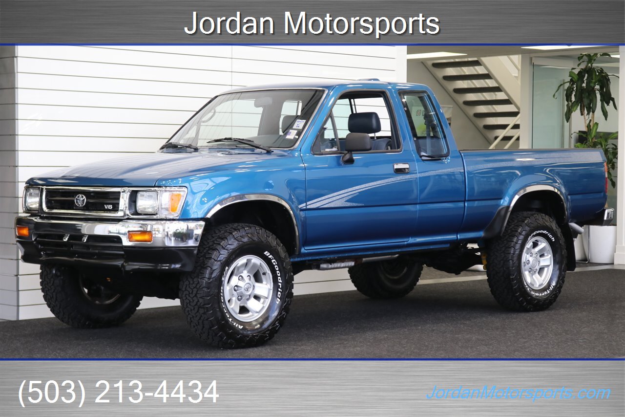 1994 Toyota Pickup DX V6  1-OWNER* 0-RUST* 5-SPD V-6* NEW HEAD GASKETS-TIMING BELT-WATER PUMP-INJECTORS-SPARK PLUGS-WIRES-CAP-ROTOR-ALL BELTS-BATTERY-32 " BFG KO2s-BILSTEIN SHOCKS* 0-ACCIDENTS* COLLECTOR QUALITY - Photo 1 - Portland, OR 97230