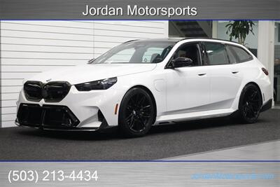 2025 BMW M5 Touring 141K MSRP* CARBON CERAMIC BRAKES-EXECUTIVE PKG - M-DRIVER PKG* CARBON FIBER FRONT SPLITTER - CARBON REAR DIFFUESER - CARBON SIDE SKIRTS - H&R LOWERING SPRINGS* DOWN PIPES & COLD AIR INTAKES - Photo 1 - Portland, OR 97230