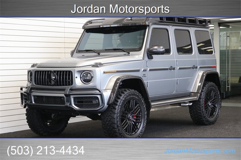 2022 Mercedes-Benz AMG G 63 4x4 Squared  AMG NIGHT PKG MAGNO* ROOF PAINTED IN NIGHT BLACK MAGNO* FACTORY LUGGAGE ROOF RACK* FULL PPF ON ENTIRE FRONT END* 37